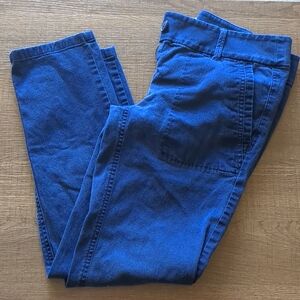 Loft navy ankle pants size 0
